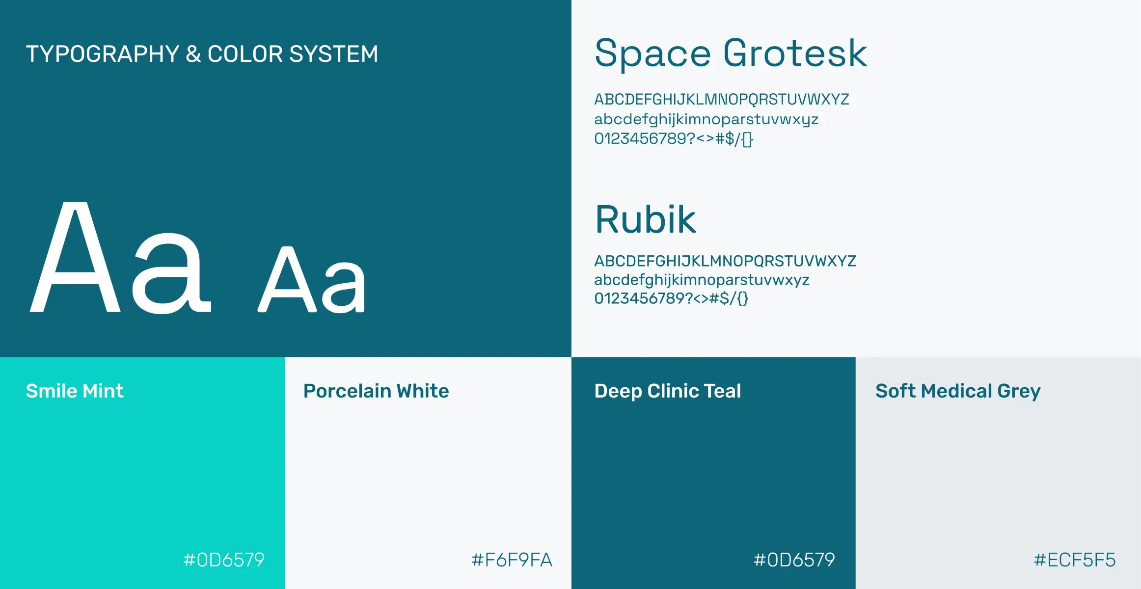 Nowoczesna klinika stomatologiczna — koncepcja landing page