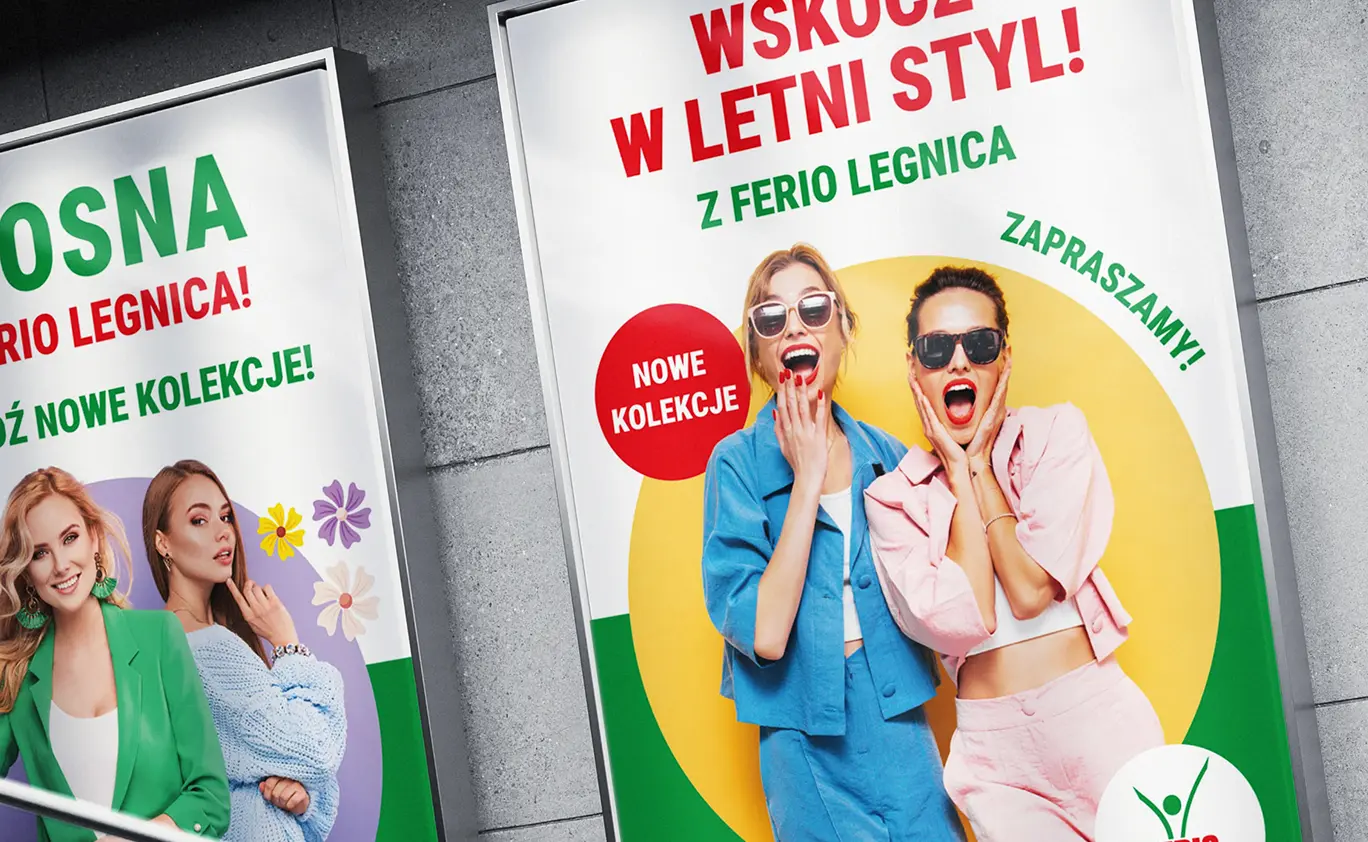 Seasonal campaign for Ferio Legnica shopping centre.
