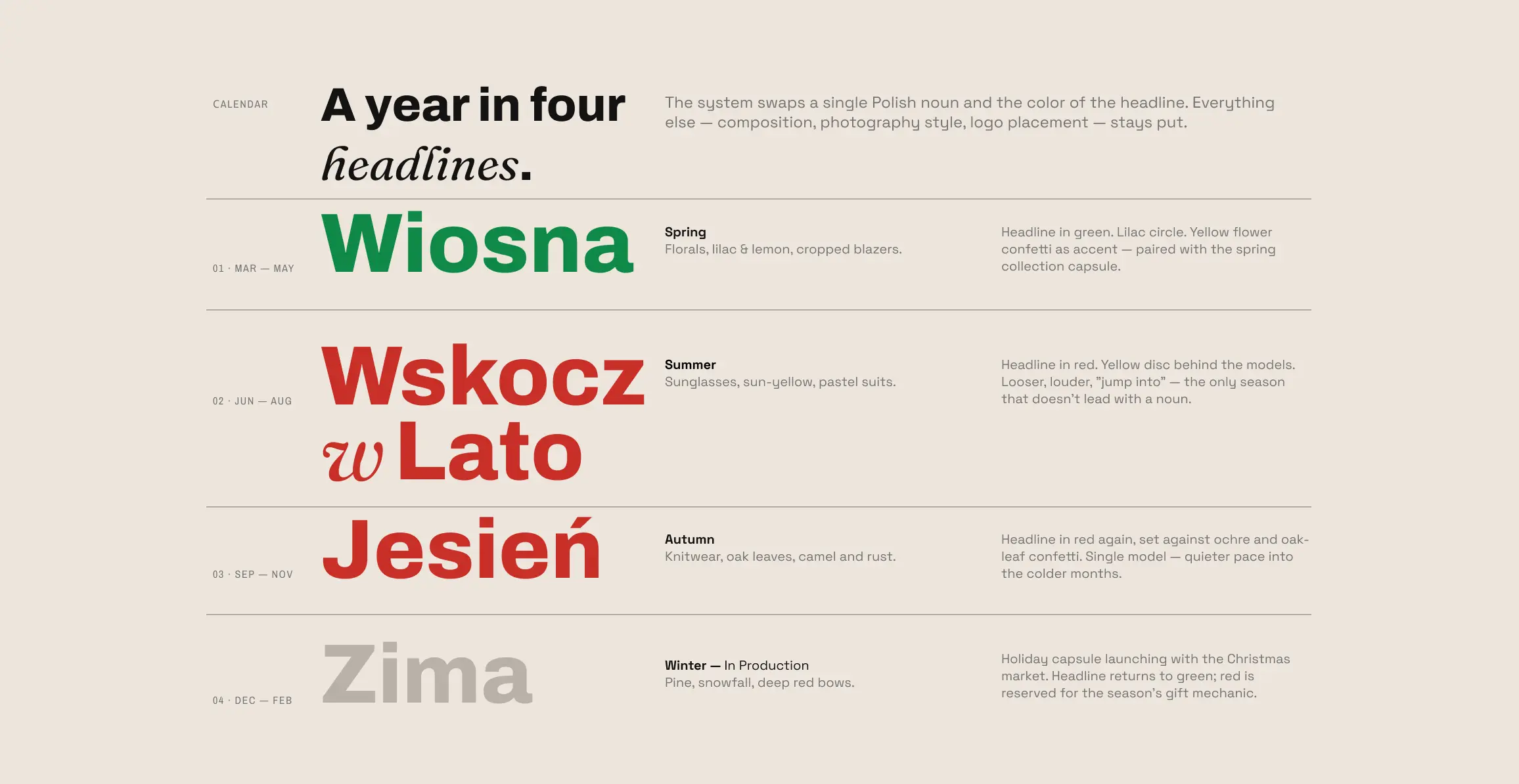 Сезонна кампанія для торгового центру Ferio Legnica.