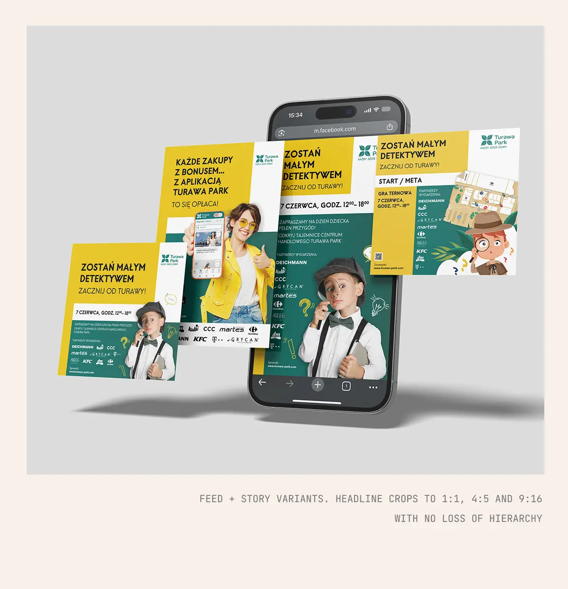 Multi-channel campaign for Turawa Park Children’s Day event.